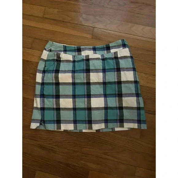 Loudmouth Ladies Golf Skort Activewear Plaid Size 4 - Picture 1 of 5